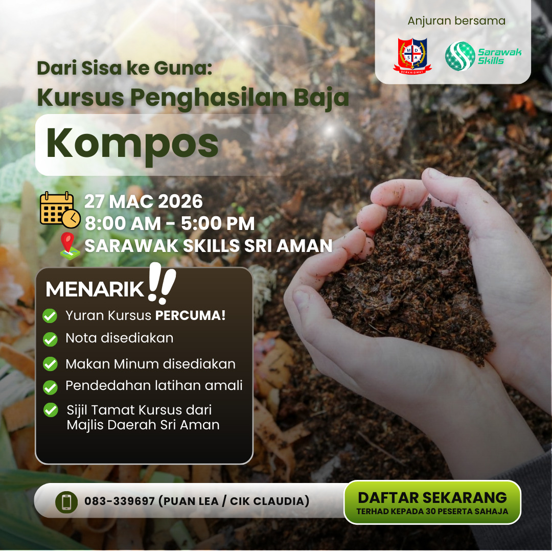 Kursus Penghasilan Kompos